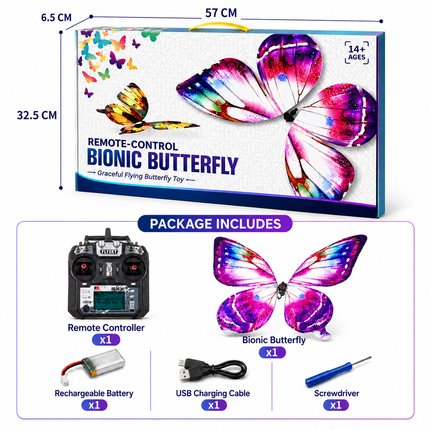 Bionic RC Flying Butterfly – Flapping Wing Stage Prop & Performance Drone
