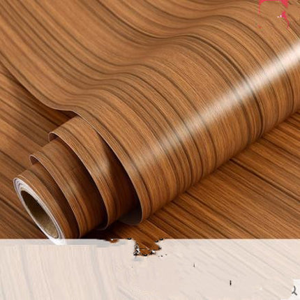 Wood Grain Self-Adhesive Wallpaper Roll — Peel & Stick Contact Paper