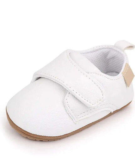 Newborn Baby Shoes Baby Boy Girl Shoes Classic Leather Rubber Sole Anti-slip
