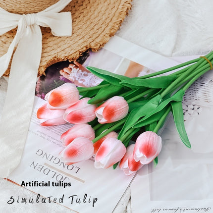Peekaboo Studio Tulip Artificial Flower Arrangement - Realistic & Vibr