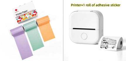 Portable Mini Thermal Label Printer Home Photo Printer Student Wrong Q