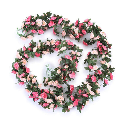 Peekaboo Studio Artificial Rose Flower Vine - Realistic & Durable Desi
