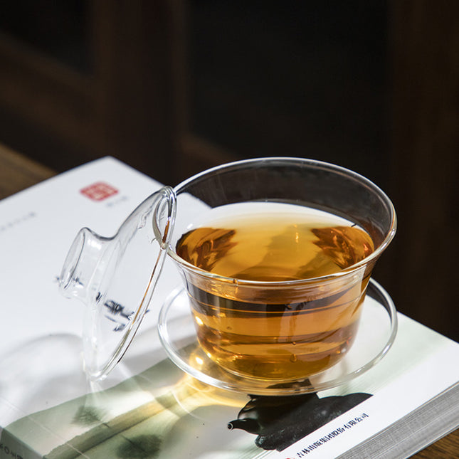 Pyrex Sancai Gaiwan Tea Cup - High Quality, Elegant Design by Peekaboo