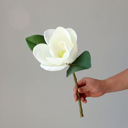 Peekaboo Studio High-End Laminated Large Magnolia Plastic Flower