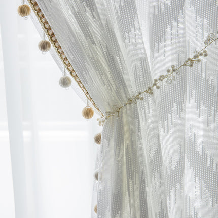 Peekaboo Studio Simple Pure Color Bedroom Curtain - Light-Filtering De