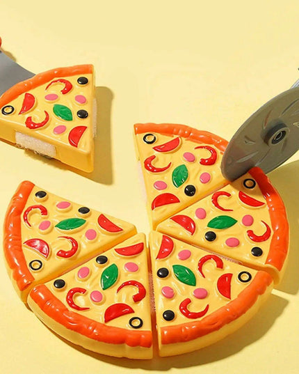 Creative Pizza Slice Cutting Play Set for Kids' Imaginative Learning and Fun
