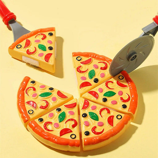 Imaginative Pizza Cutting Play Set for Kids' Creative Learning and Playful Exploration