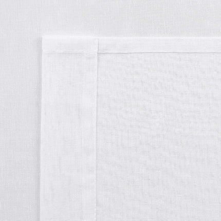 Très Elite White Sheer Curtain Set, Lightweight & Easy Care Window Pan