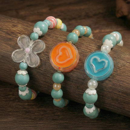 Jade, Amethyst & Turquoise Bead Bracelet, TCM-Inspired | Très Elite