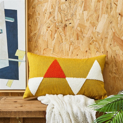 Simple Embroidered Cushion Embroidered Pillow Cover