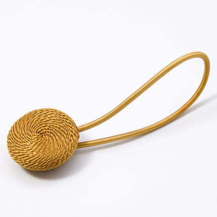 Magnetic Curtain Tiebacks with Snap Closure – 6 Colours