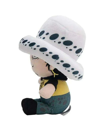Charming Anime Plush Doll Set - Luffy, Chopper, Ace & Law - 25CM Collectible Figures for Kids and Loved Ones