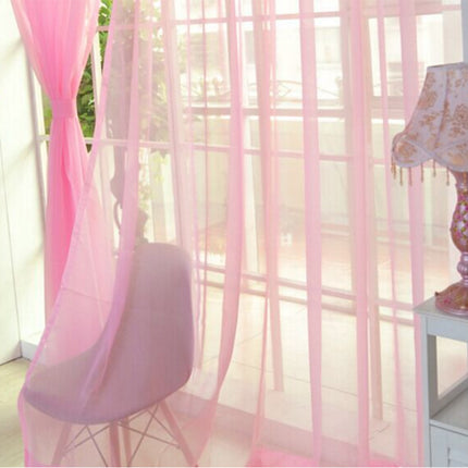 Peekaboo Studio Sheer Tulle Curtains - Modern, Transparent, Lightweigh