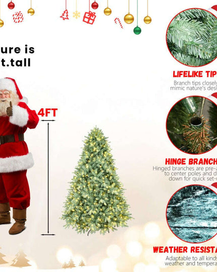 PE, PVC Christmas Tree, Green