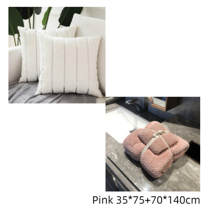 Simple Luxury Striped Velvet Pillow Cover Pillow Cushion Cover Pillow