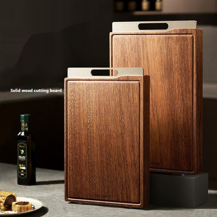 Solid Wood Cutting Board Anti Mildew Antibacterial Kitchen Chopping Board