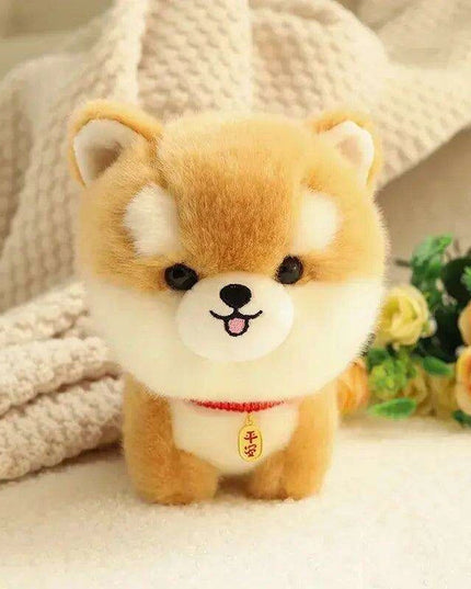 Charming Kawaii Chow-Pom-Corgi Mix Plush Pet Doll