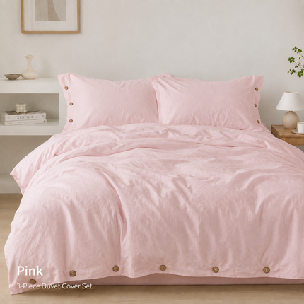 Solid Twist 100% Cotton Duvet Cover Set — 3-Piece Bedding Set Duvet Covers 3pcs-100-cotton-bedding-set-double-duvet-cover-set-220x240-solid-twist-cotton-king-size-bedding-set-quilt-cover-set Home & Garden > Linens & Bedding > Bedding > Duvet Covers