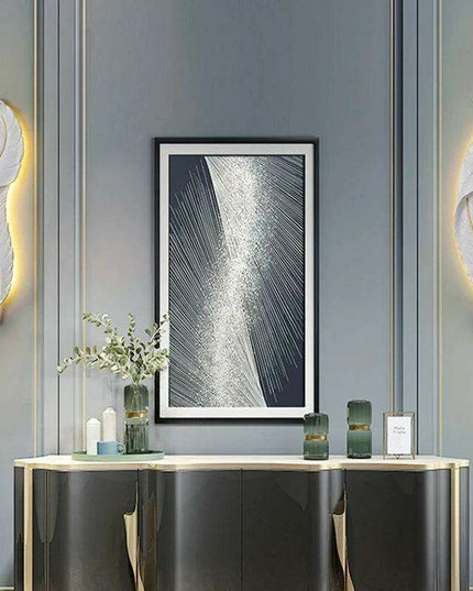 Feather-Inspired Acrylic Resin Wall Sconce - Contemporary Artistic Lighting