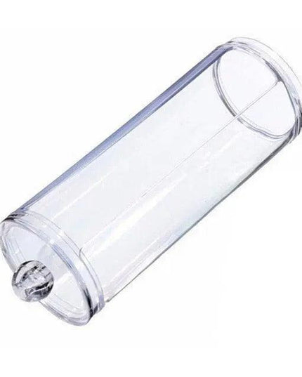 Sleek Transparent Acrylic Cotton Swab Organizer