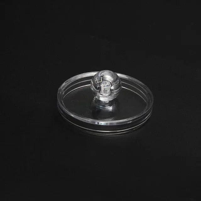 Sleek Transparent Acrylic Cotton Swab Organizer