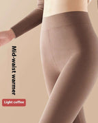 Light Coffee Mid Waist