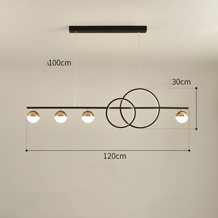 Rectangular Table Lamp Creative New Dining Room Bar Simple Modern Chan