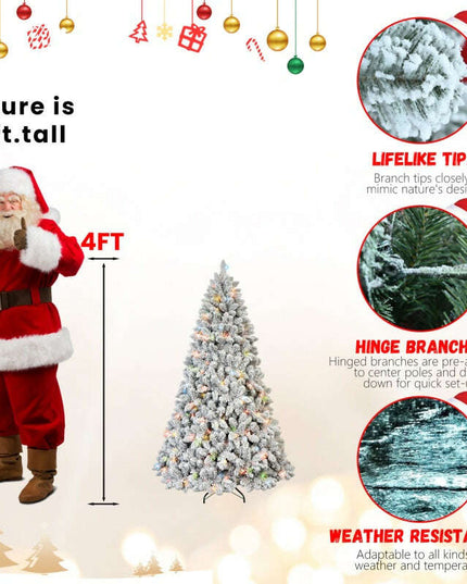 PVC Christmas Tree, Christmas Decorations, With Colored Lights