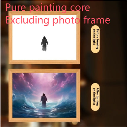 Peekaboo Studio Jesus LED Night Light & Photo Frame - Unique Home Deco