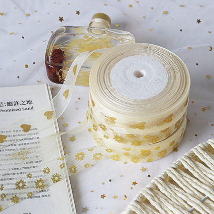 Peekaboo Studio Snow Yarn Ribbon - Festive for Christmas & Valentine's