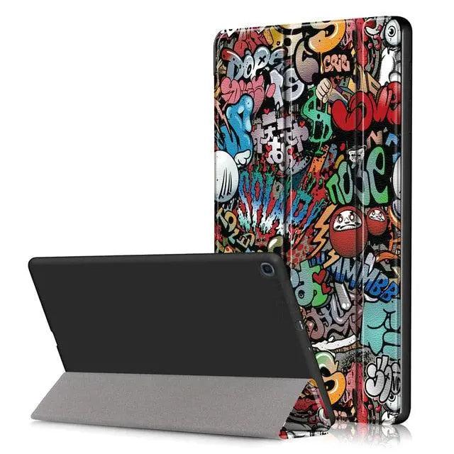 Adjustable Samsung Galaxy Tab A 10.1 2019 Case with Folding Stand Cover