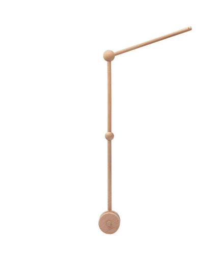 Charming Wooden Bear Mobile Stand with Soothing Lullabies for a Peaceful Nursery