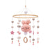 Baby Bear Wooden Mobile Stand Kit with Lullabies for Infant Nursery Slumber