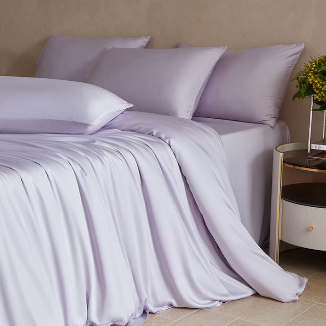 Peekaboo Studio Solid Color Summer Bed Sheet Quilt Cover – Soft & Brea