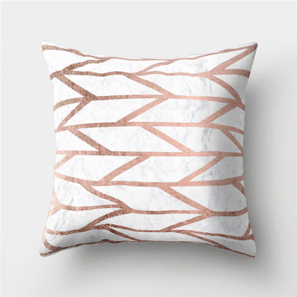 Leather Velvet Pillowcase Sofa Cushion Cover