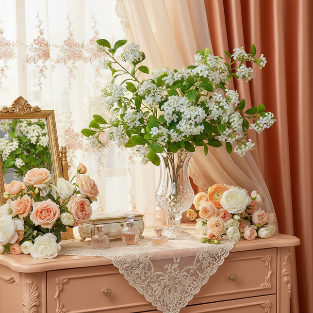 Peekaboo Studio Artificial Flower Table Decoration - Realistic & Elega