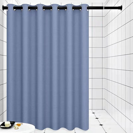 Peekaboo Studio Thick Waterproof Mildew-Proof Linen Shower Curtain