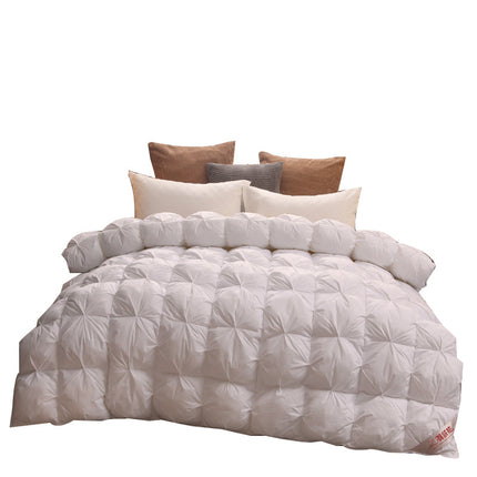 Peekaboo Studio Twisted Cotton Goose Down Duvet Insert - Thick & Warm