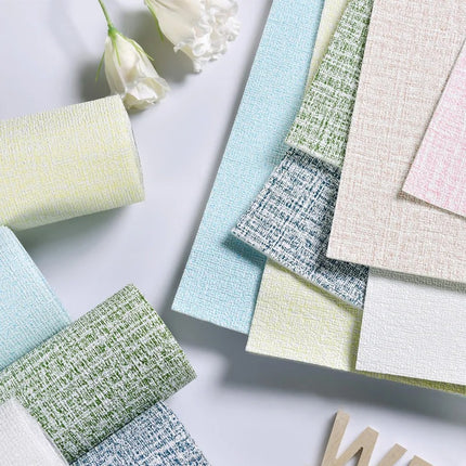 Peekaboo Studio Waterproof Linen Pattern Thickened Self-Adhesive Wallp