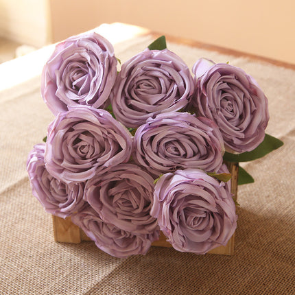 Peekaboo Studio Super Realistic Bridal Bouquet - Artificial Flowers, L