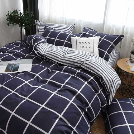 Peekaboo Studio Washed Cotton Double Bed Quilt Cover - Soft & Breathab