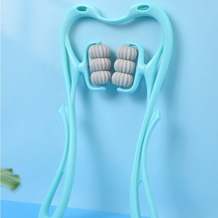 Multifunctional Manual Six-wheel Neck Massager Massage Relieve Roller