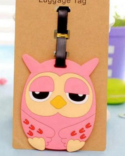 Customizable Cartoon Animal Luggage Tags: Fun Travel Identification Solution