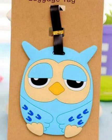 Customizable Cartoon Animal Luggage Tags: Fun Travel Identification Solution