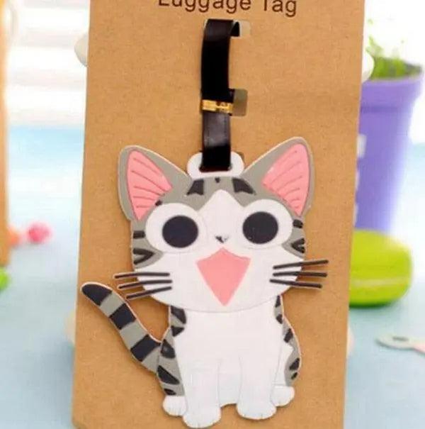 Whimsical Animal Cartoon Bag Tags for Easy Luggage Identification