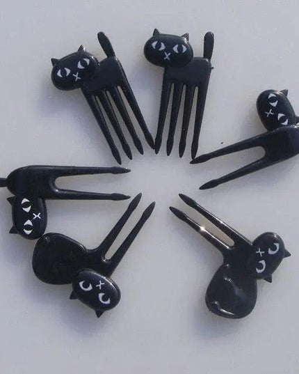 Charming Animal-Themed Mini Fork Set for Serving Fruits and Appetizers