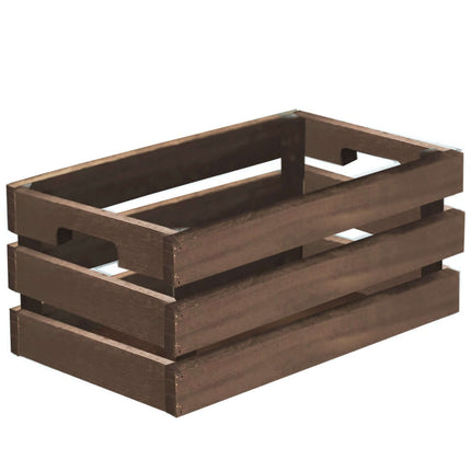 AliKopy Set of 3 Rustic Wooden Crates - Versatile Planters & Storage