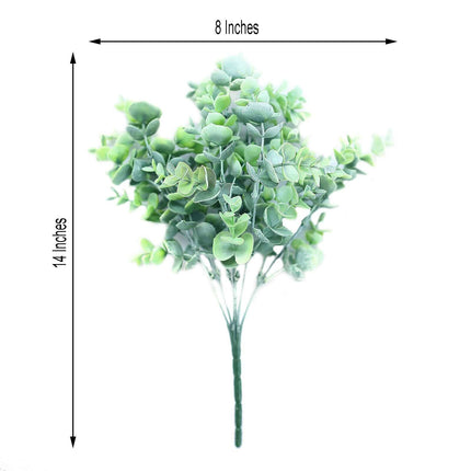 AliKopy 14" Artificial Eucalyptus Branches - Lifelike Greenery Bouquet