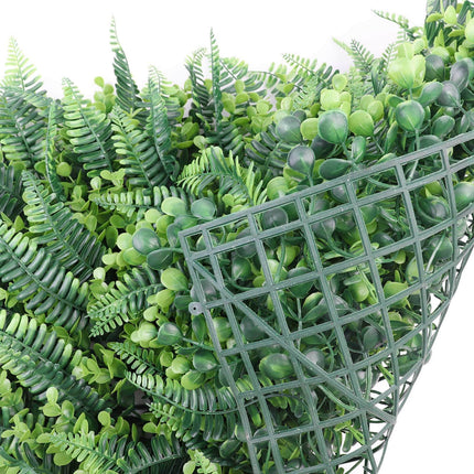 AliKopy 12 Sq. ft. UV Protected Artificial Greenery Wall Panels