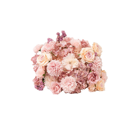 AliKopy 22-Inch Dusty Rose Silk Flower Centerpiece - Pre-Arranged Deco